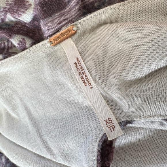 Free People Purple & Gray Stretch Bodycon Dress - Picture 7 of 7